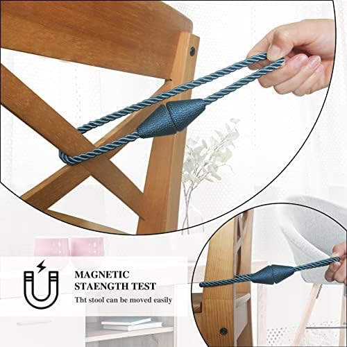 Magnetic Curtain Tiebacks Rope Decorative Holdbacks - Image 4