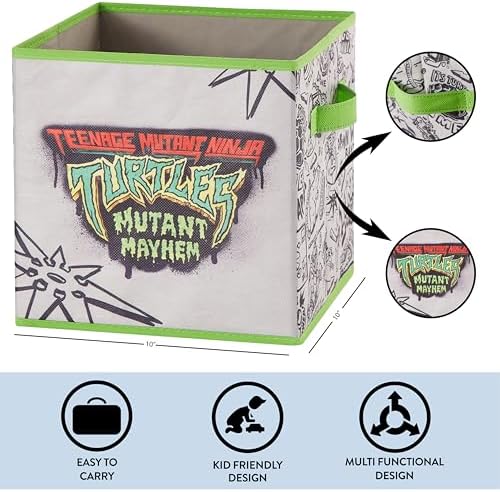 Teenage Mutant Ninja Turtles: Mutant Mayhem Storage Cubes – Set of 2 - Image 4
