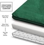 Clara Clark Bathroom Rugs, Velvet Memory Foam Bath Mat, Machine Washable Bath - Image 6