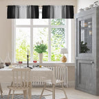 Emvency Valances for Windows, 2 Pack, 52x12 Inch, Geometric Modern - Image 2