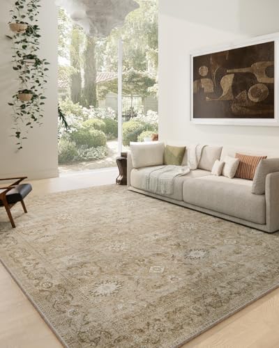 9x12 Area Rug Living Room: Washable Bedroom Rug Non Slip Boho Large Carpet by palohom