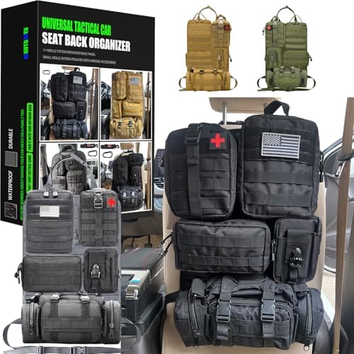 7 PACK Tactical Seat back organizer Truck organizer by AIAUTOAIEVAutoPart