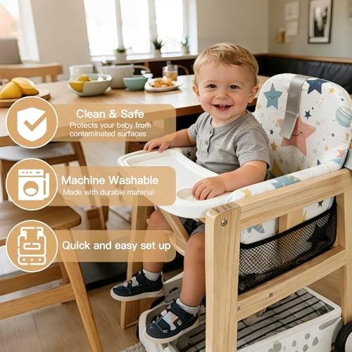 Grocery Shopping Cart Cover for Baby，Baby Comfort High Chair Cover - Image 3