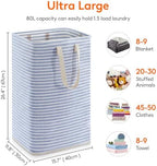 Lifewit 80L Large Laundry Baskets, 1 Pack, Reinforced Handles - Image 3