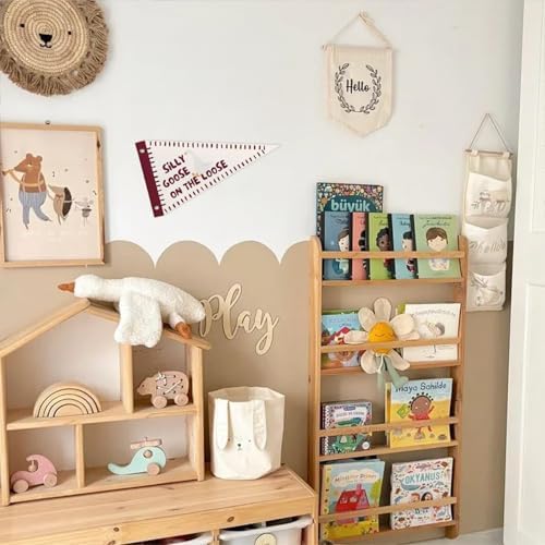 Goose Nursery Decor Playroom Banner Silly Goose Felt Pennant Flag - Image 4