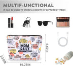 Positive Affirmation Mom Makeup Bags Best Mommy Mama Mother Birthday Gifts - Image 2