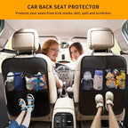 2Pack Back Seat Cover for Kids Kick Mats Backseat Protector - Image 2
