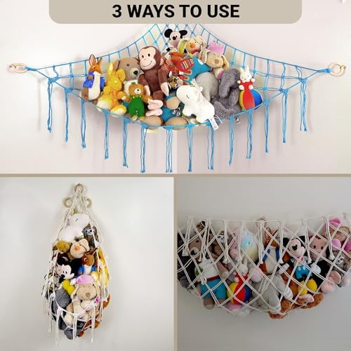 ABBY BABY Large Stuffed Animal Hammock Corner - Image 5