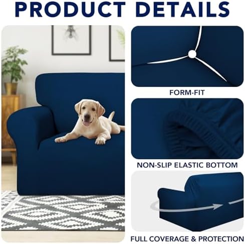 PureFit Waterproof Couch Cover Slipcovers - Image 4