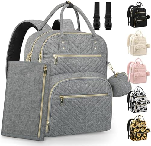 Pritent Diaper Bag Backpack, Baby Bag Backpack Baby Essentials by Pritent