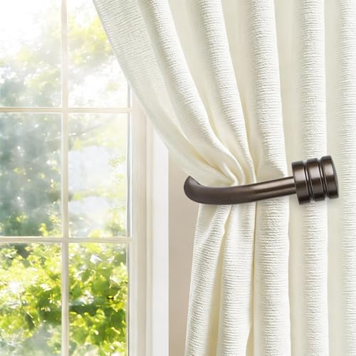 TONIAL Curtain Holdbacks, Calssic Cap Finials - Image 2