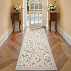 BESBLEE 2X7 Washable Kitchen Runner Rug, Animal Non Slip - Image 3