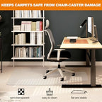 Thickened Chair Mat for Carpet- Low Pile Carpet Protector for Office Computer - Image 3