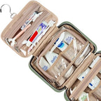 NISHEL Travel Toiletry Bag for women, Portable Hanging makeup Organizer - Image 4