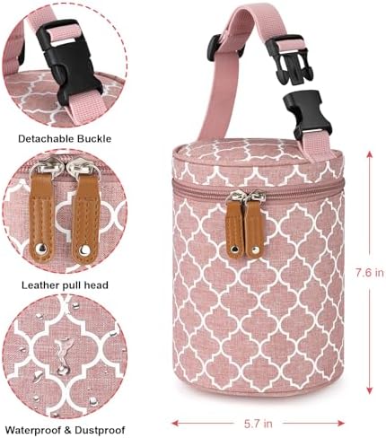 Accmor Breastmilk Cooler Bag, Insulated Baby Bottle Cooler Tote Bags - Image 3