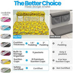 Bath Kneeler –8 Suction Cups & 2" Thicker Padding.Certified Bath Kneeling Pad - Image 4