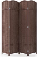 JOSTYLE Outdoor Privacy Screen 4-Panel Folding Room Divider Space Partition by Jostyle