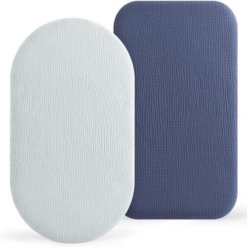 Bearmoss 2-Pack Baby Bassinet Sheets by Bearmoss