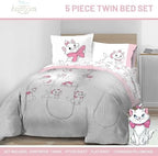 Disney Aristocats Marie Twin Comforter Set 5 Piece Kids Bedding - Image 2