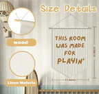 RTXLEZM Playroom Decor Banner, This Room Was Made - Image 7