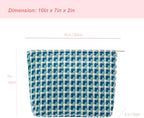 PAZIMIIK Makeup Bags for Purse Zipper Cosmetic Pouch Large Travel Canvas Make - Image 2