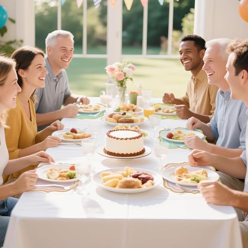 Stuffygreen 100 Pcs Pastel Paper Placemats 13.4 x 12 Inch Disposable Easter - Image 4