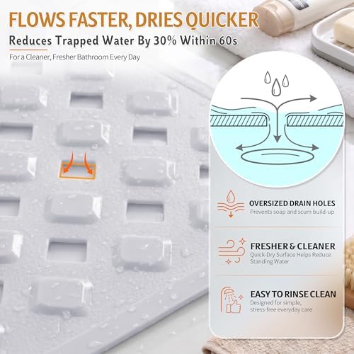 Yimobra Bathtub Mat Non Slip, Long Anti Slip Bath Tub Mat - Image 2