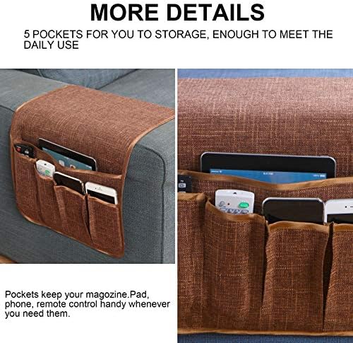 Sofa Armrest Organizer Non-Slip Remote Control Holders - Image 2