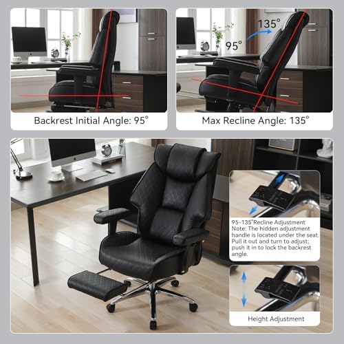 EXCEBET Big and Tall Office Chair - Image 6