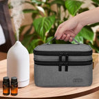 LUXJA Double-Layer Essential Oil Carrying Case Holds 30 Bottles - Image 5