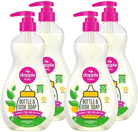Dapple Baby - Fresh Citrus Bottle & Dish Soap - 16.9 fl oz by DappleBaby