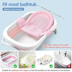 Colorlife Baby Bath Seat Support Net Infant Bathing Seat Support Mat, - Image 3