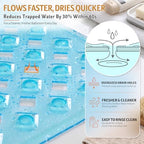 Yimobra Bathtub Mat Non Slip, Super Strong Suction Cups, Machine Washable Fast - Image 2