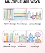 BAGSMART Clear Toiletry Bag 2-Pack TSA Approved Water-Repellent - Image 5