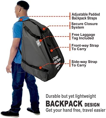 Car Seat Travel Bag for Air Travel - Image 3