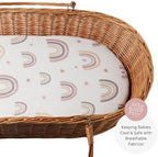 Muslin Bassinet Sheets for Maxi Cosi Iora, Delta Children, Munchkin Brica - Image 3