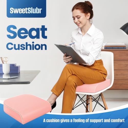 SweetSlubr Seat Cushion, Chair Pad, Memory Foam Tailbone Pain Relief - Image 3