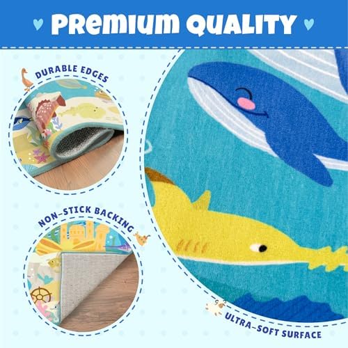 3x5 Small Kids Rug for Bedroom - Image 5