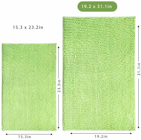 Chenille Bath Mat Non-Slip Microfiber Floor Mat Baby Bath Mat - Image 2