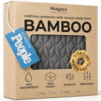 100% Waterproof Noiseless & Breathable Full Size Mattress Protector by NiagaraSleepSolution