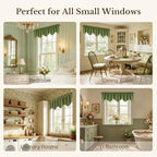 StangH Grass Green Valance for Windows 52x18 Inch, 1 Panel - Image 6