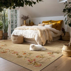 10x12 Area Rugs for Living Room: Washable Bedroom Rug Low Pile Soft Carpet - Image 4