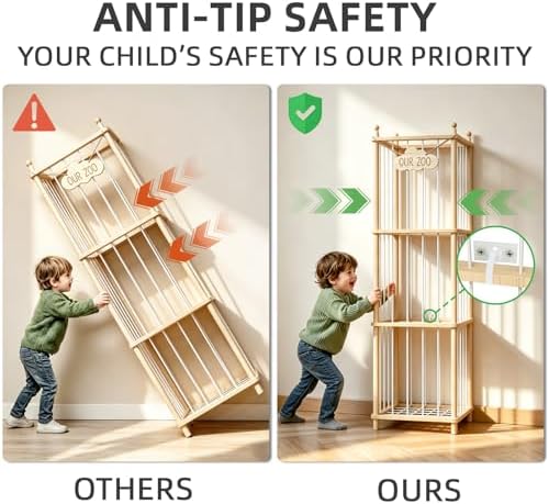 Stuffed Animal Storage, Anti-Tip Design - Image 5