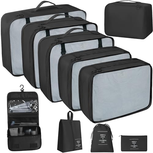 10 Pcs Set Packing Cubes by WelcometoLUCDNC