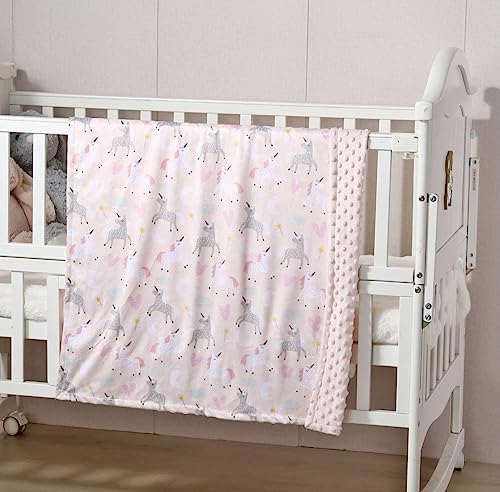 CREVENT 2Pcs 30''X40'' Cute Cozy Fluffy Warm Baby Blankets - Image 5