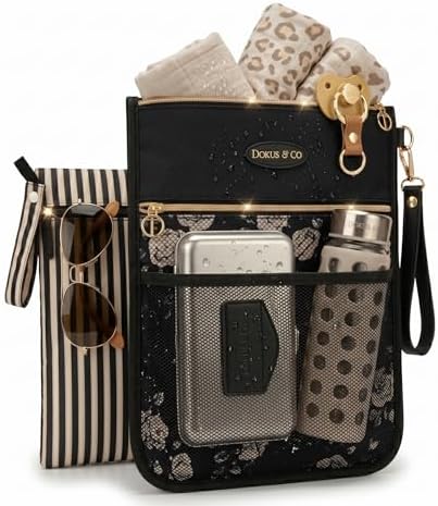DOKUS & CO Premium Wet Dry Diaper Clutch – Structured Waterproof Baby Organizer by DokusCo