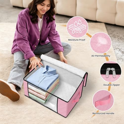 Fab totes 35L Closet Organizers, Foldable Under Bed Storage Containers - Image 6