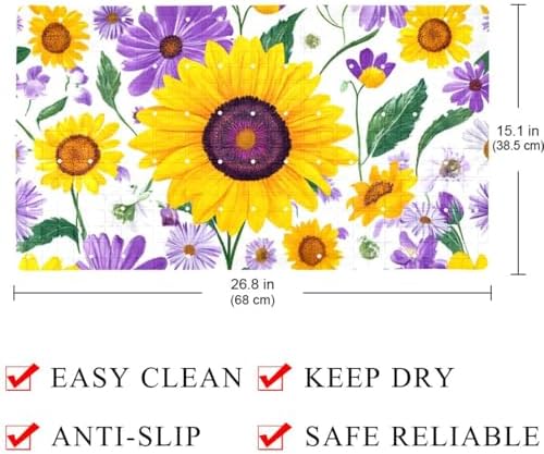 Shower Mat Non Slip, 26.8 x 15.1 Inch Bathtub Mat - Image 4