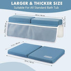 beiens Bath Kneeler and Elbow Rest Pad Set, 1.5-Inch Thick Memory Foam Pads - Image 5