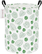 QUEENLALA Large Foldable Round Storage Basket Laundry Hamper by QUEENLALA